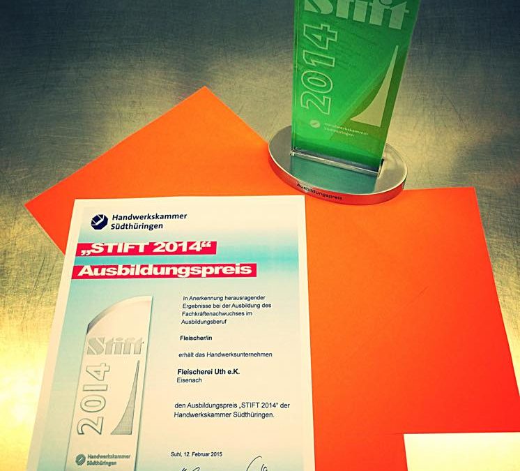 Ausbildungspreis “Stift 2014”
