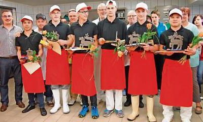 1. Platz bei der Thüringer Fleischerjugend