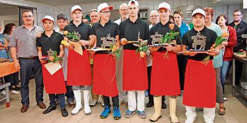 1. Platz bei der Thüringer Fleischerjugend